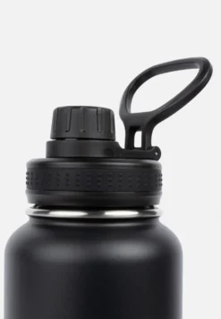 Gorilla Wear Geïsoleerde RVS Waterfles - Zwart - 1000 ml