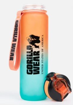 Gorilla Wear Gradient Waterfles - 1000 ml - Groen/Oranje