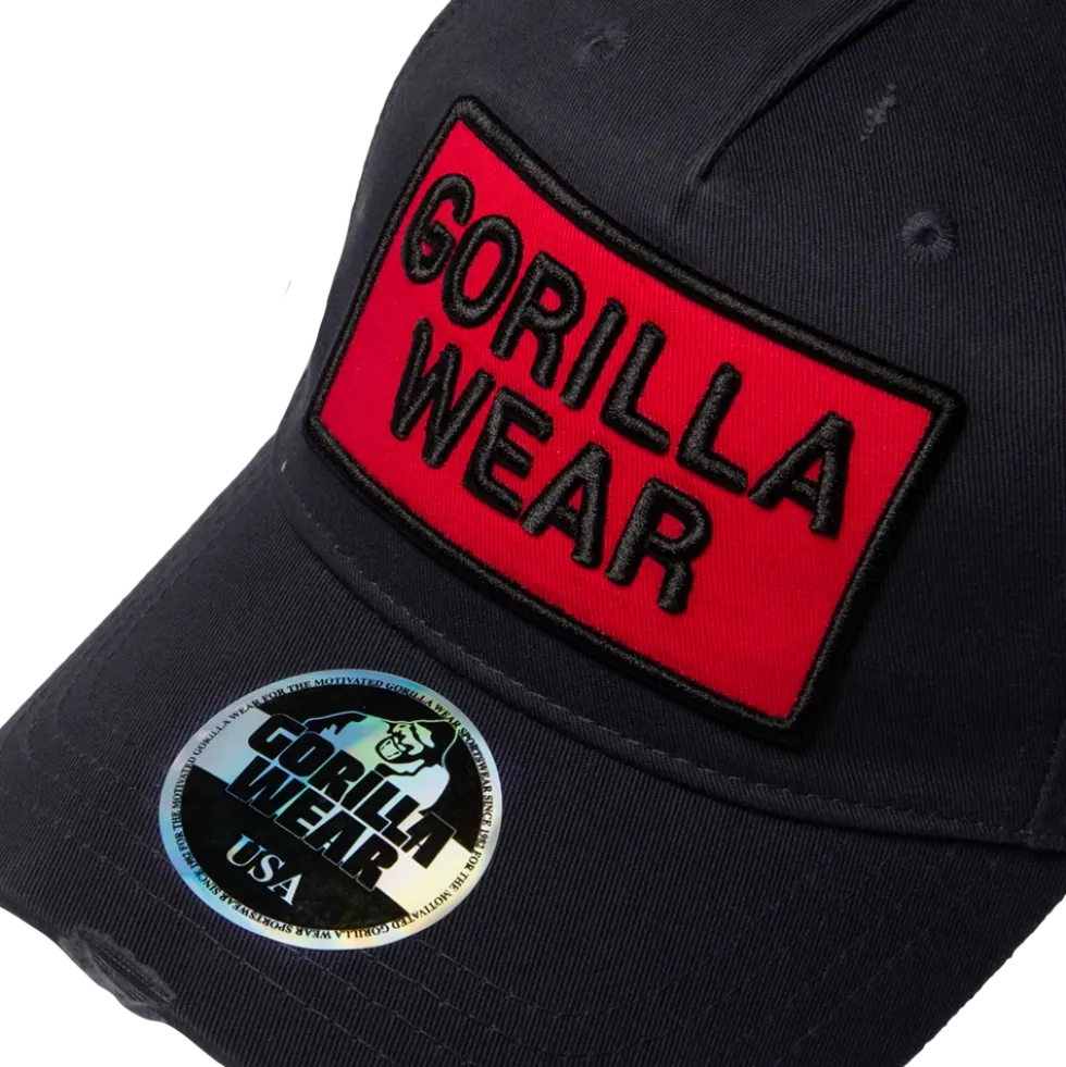 Gorilla Wear Harrison Pet - Zwart/Rood