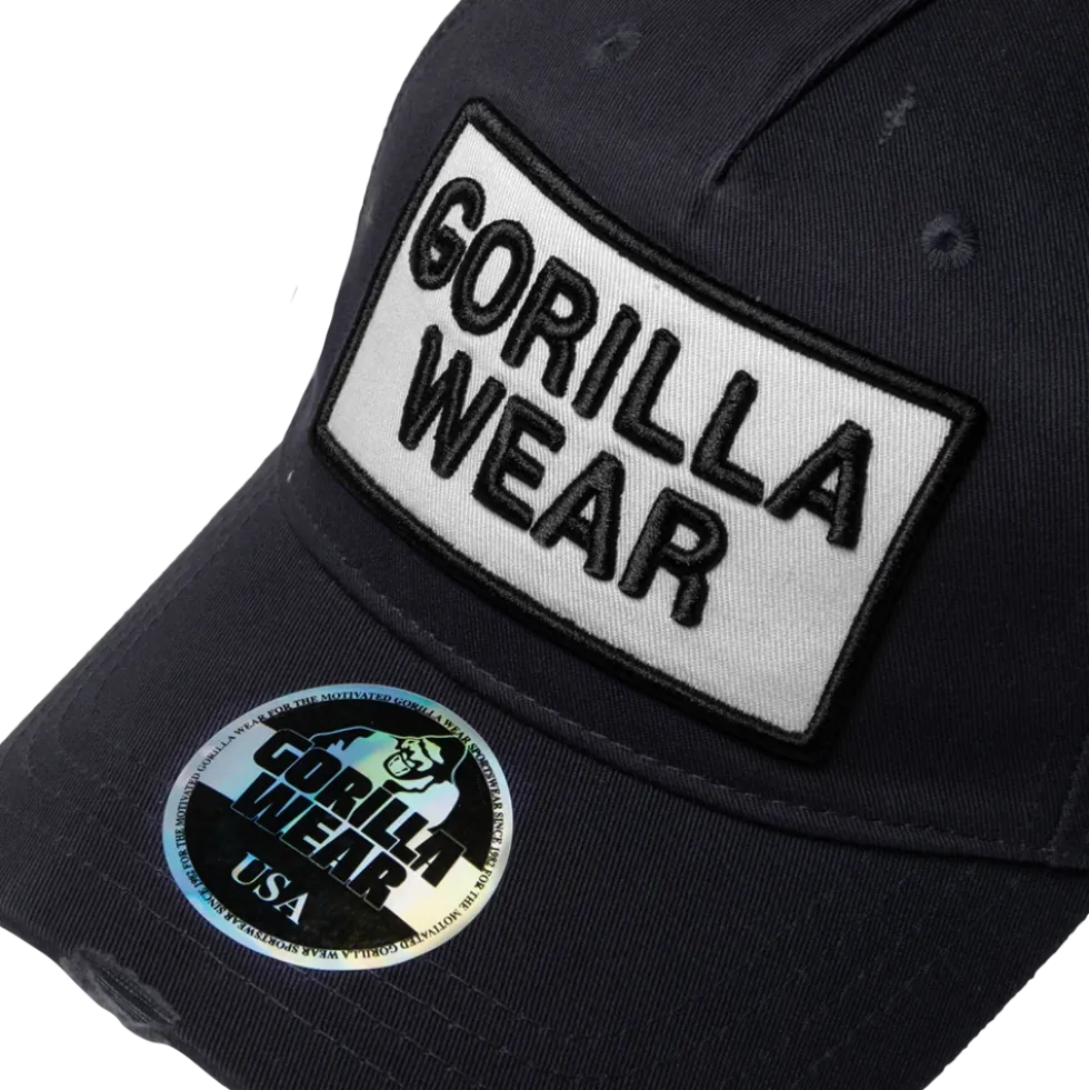 Gorilla Wear Harrison Pet - Zwart/Wit
