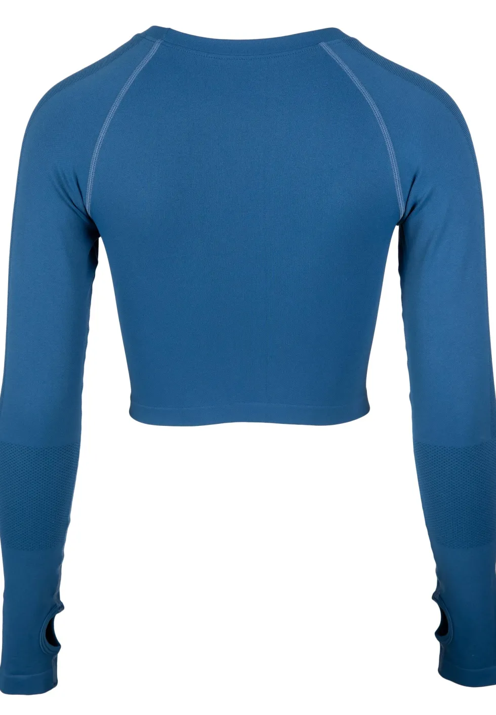 Gorilla Wear Hilton Seamless Cropped Longsleeve - Blauw