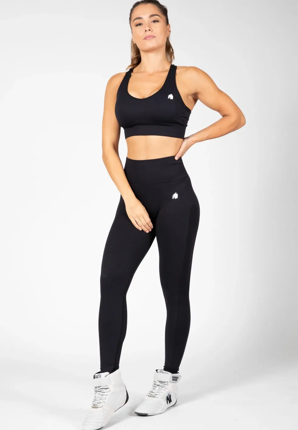 Gorilla Wear Hilton Seamless Legging - Zwart