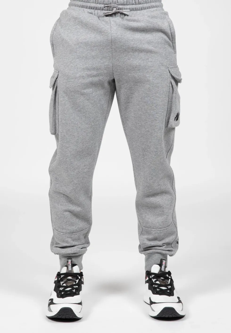 Gorilla Wear Hudson Cargo Joggingbroek - Grijs Gemeleerd