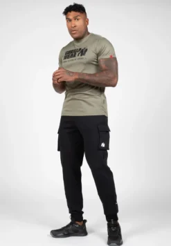 Gorilla Wear Hudson Cargo Joggingbroek - Zwart
