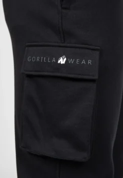 Gorilla Wear Hudson Cargo Joggingbroek - Zwart