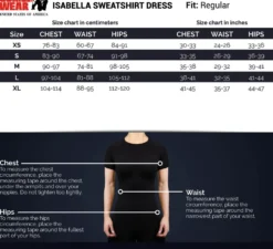 Gorilla Wear Isabella Sweatshirt Jurk - Zwart