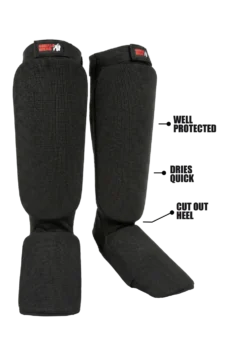 Gorilla Wear Jefferson Scheenbeschermers - Zwart