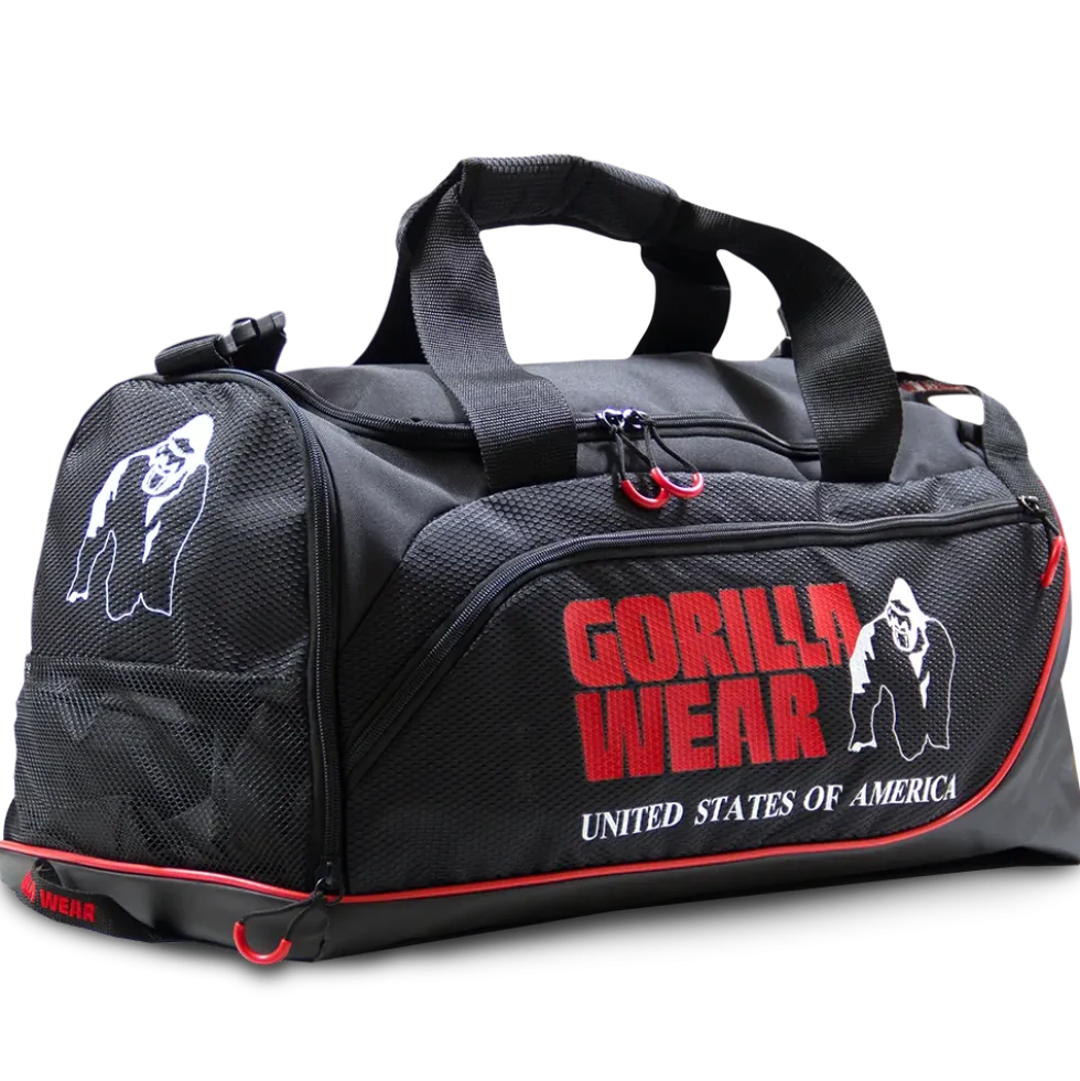 Gorilla Wear Jerome Sporttas - Zwart/Rood