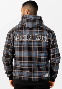 Gorilla Wear Kenton Jas - Zwart/Blauw
