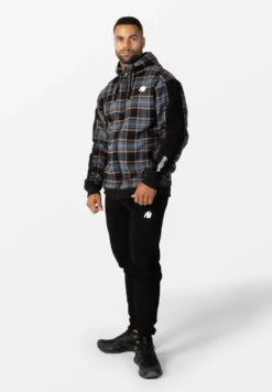 Gorilla Wear Kenton Jas - Zwart/Blauw