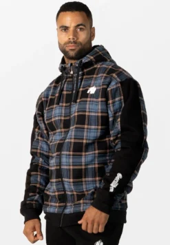 Gorilla Wear Kenton Jas - Zwart/Blauw