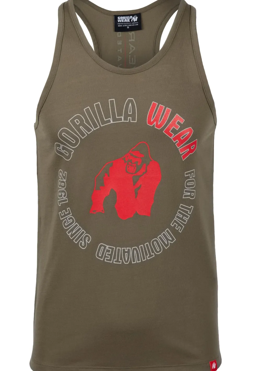 Gorilla Wear Lafayette Tank Top - Legergroen