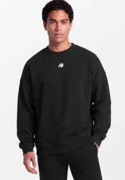 Gorilla Wear Leeds Oversized Sweater - Zwart