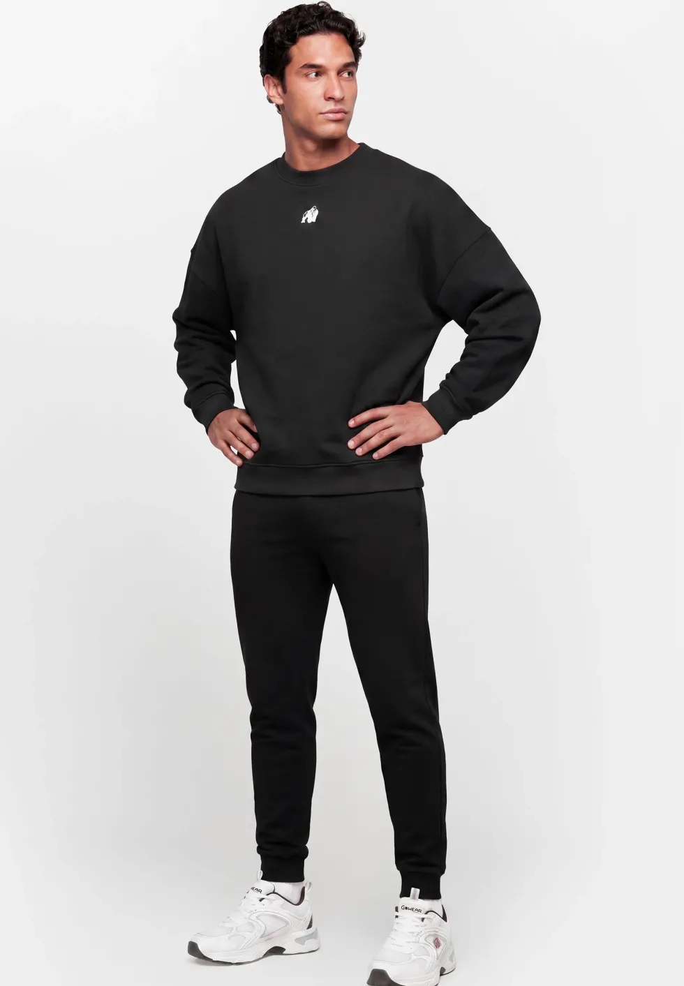 Gorilla Wear Leeds Oversized Sweater - Zwart