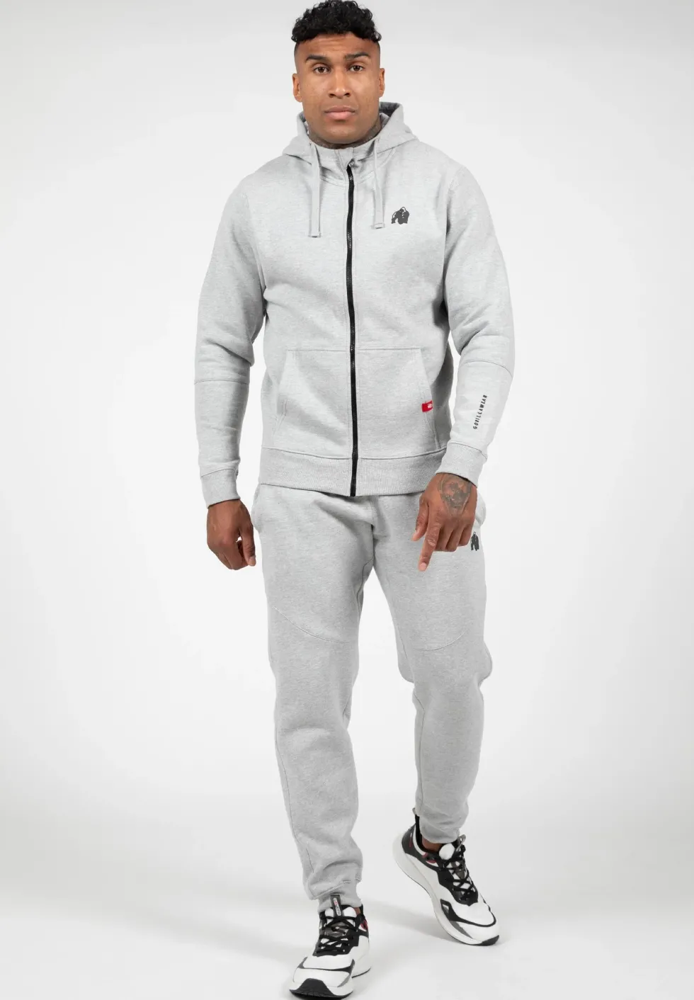 Gorilla Wear Leon Vest met Capuchon - Grijs