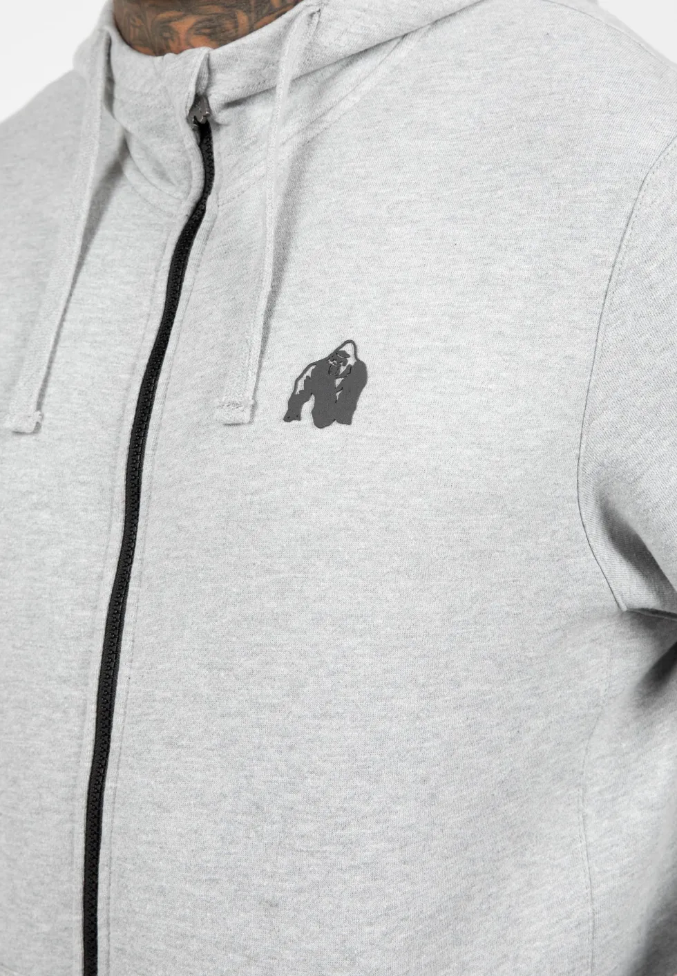 Gorilla Wear Leon Vest met Capuchon - Grijs