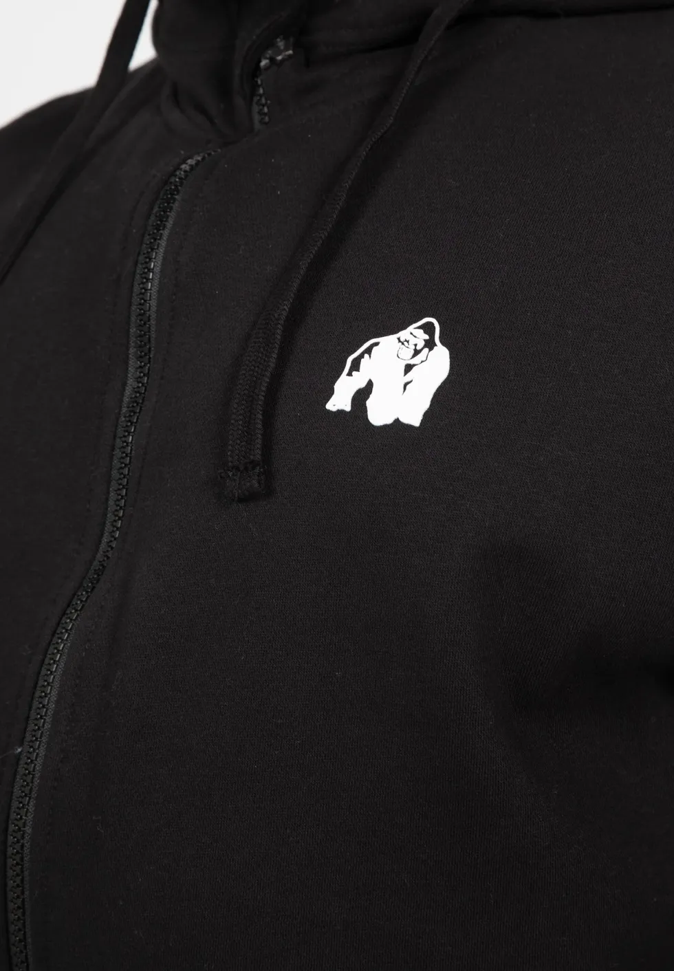 Gorilla Wear Leon Vest met Capuchon - Zwart