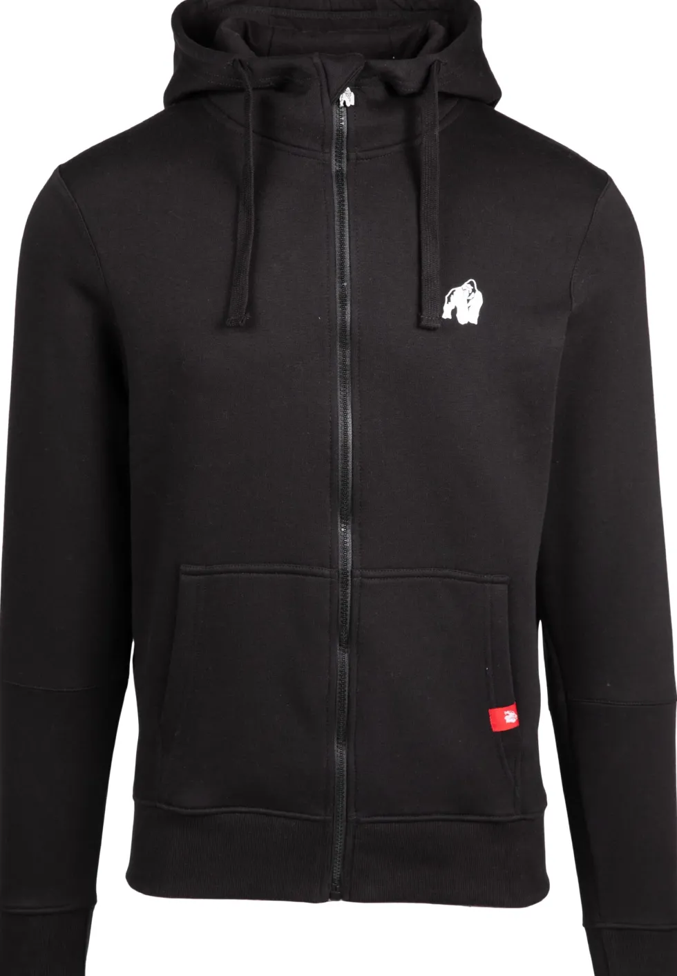 Gorilla Wear Leon Vest met Capuchon - Zwart