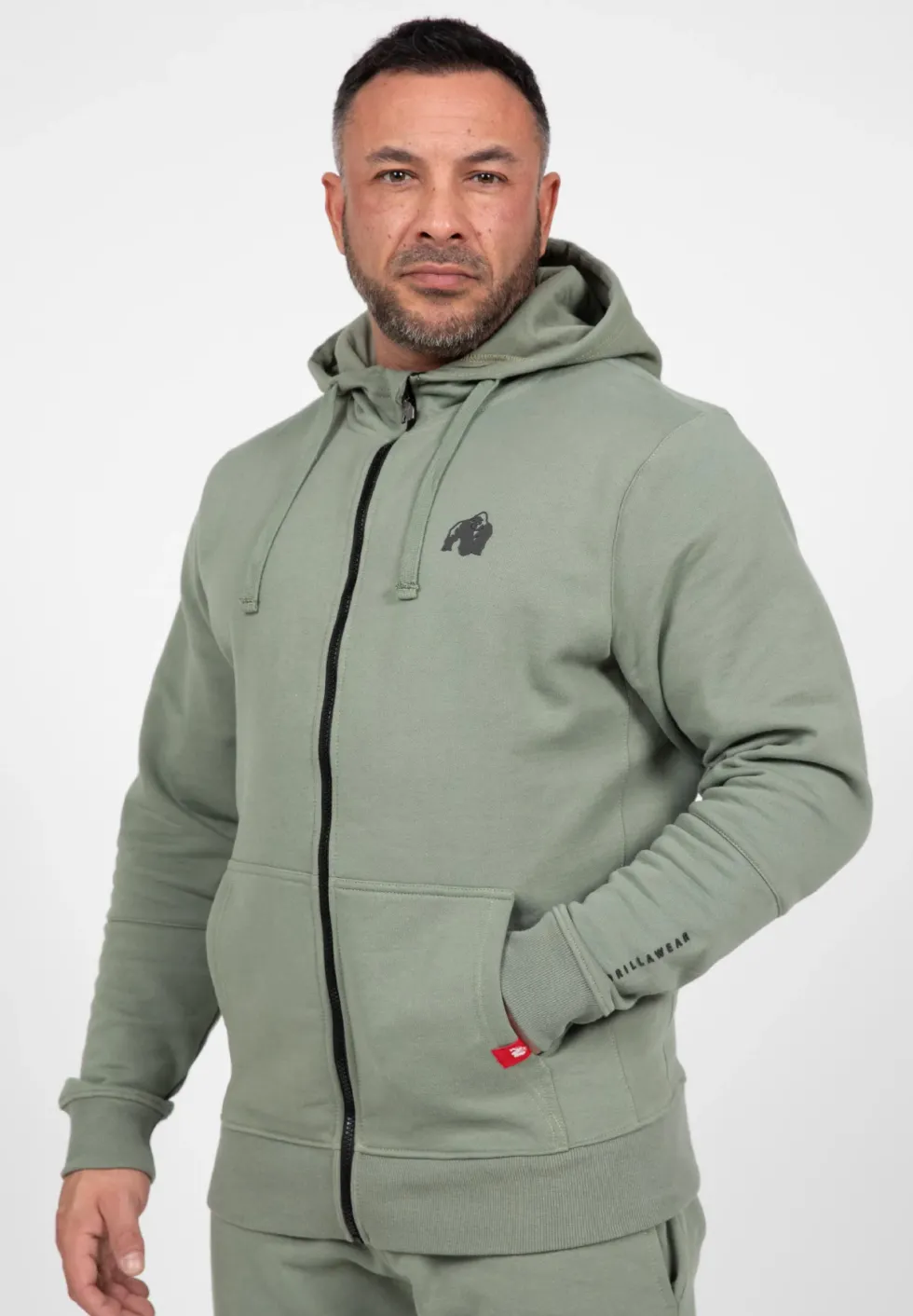 Gorilla Wear Leon Vest met Capuchon - Groen