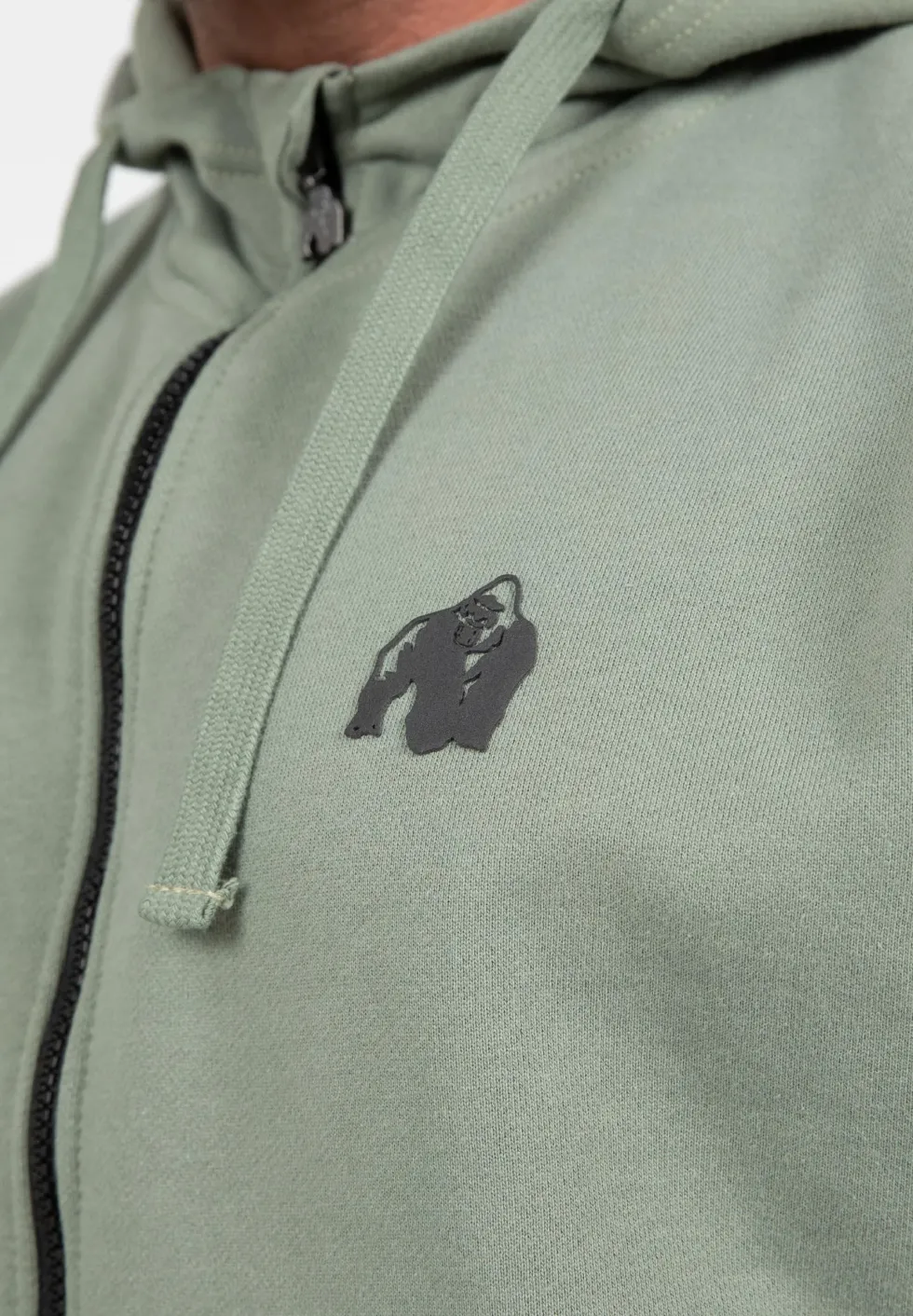 Gorilla Wear Leon Vest met Capuchon - Groen
