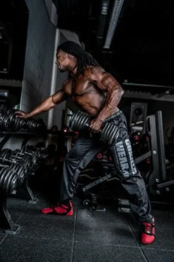 Gorilla Wear Logo Mesh Trainingsbroek - Zwart