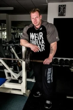 Gorilla Wear Logo Mesh Trainingsbroek - Zwart