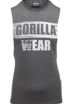 Gorilla Wear Lopez Drop Armhole Tank Top - Donkergrijs