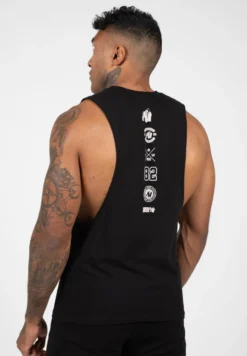 Gorilla Wear Lopez Drop Armhole Tank Top - Zwart