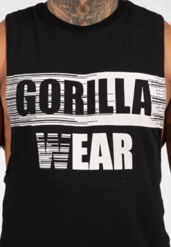 Gorilla Wear Lopez Drop Armhole Tank Top - Zwart