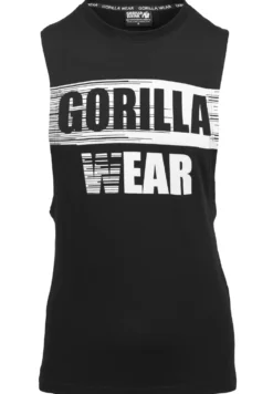Gorilla Wear Lopez Drop Armhole Tank Top - Zwart