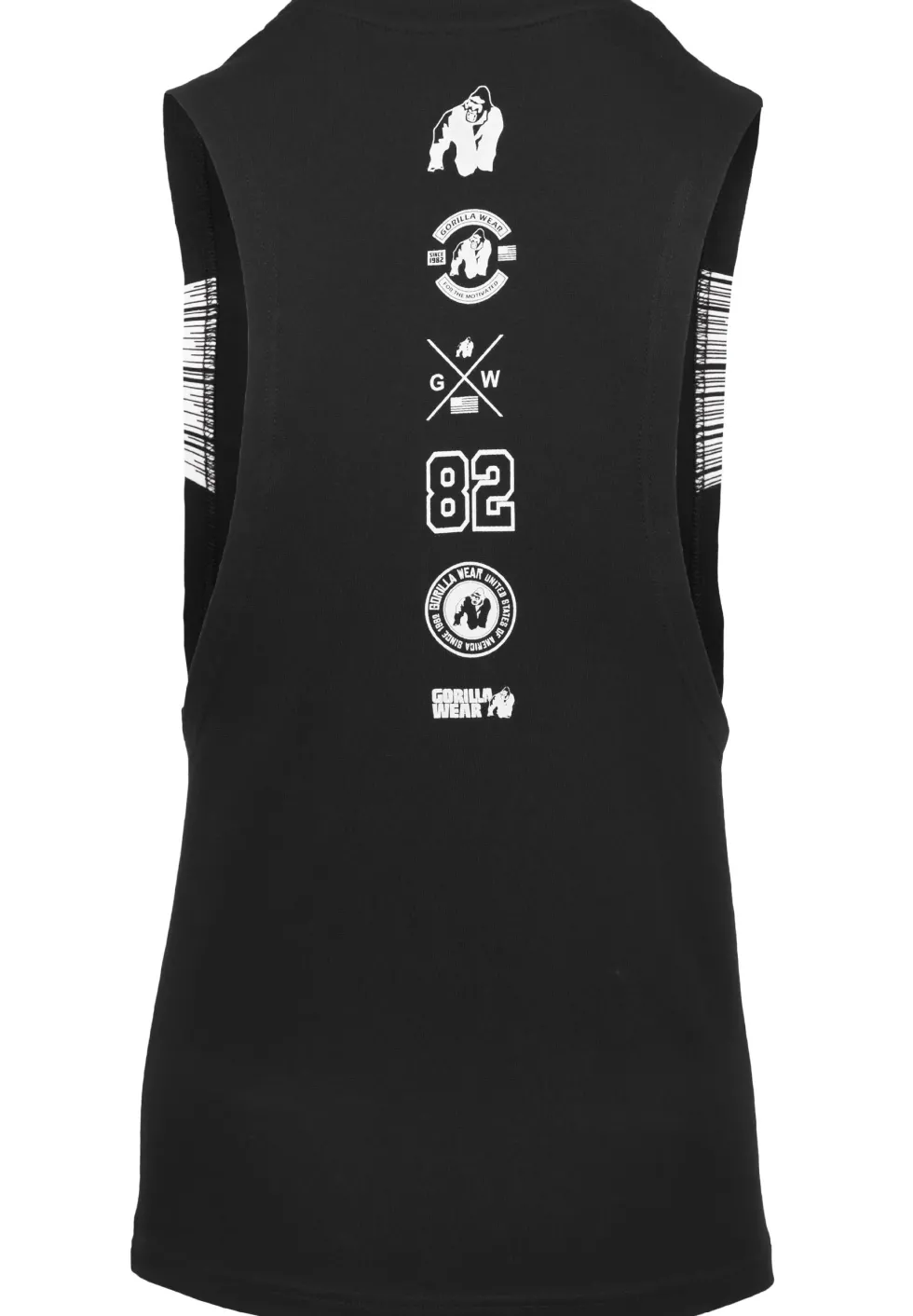 Gorilla Wear Lopez Drop Armhole Tank Top - Zwart