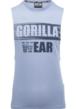 Gorilla Wear Lopez Drop Armhole Tank Top - Stonewash Blauw
