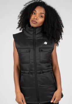 Gorilla Wear Lucia Bodywarmer - Zwart