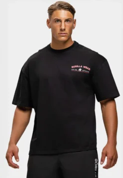 Gorilla Wear Macon Oversized T-shirt - Zwart