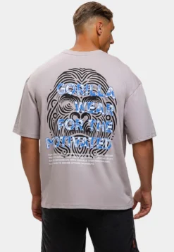 Gorilla Wear Macon Oversized T-shirt - Lichtgrijs