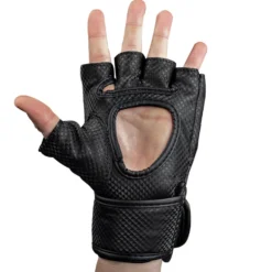 Gorilla Wear Manton MMA Handschoenen (Met Duim) - Zwart/Wit