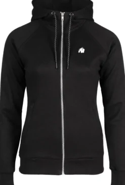 Gorilla Wear Marion Vest met Capuchon - Zwart