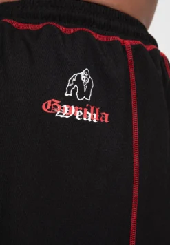 Gorilla Wear Marlow Mesh Pants - Zwart/Rood