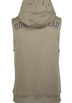 Gorilla Wear Marshall Mouwloze Hoodie - Legergroen