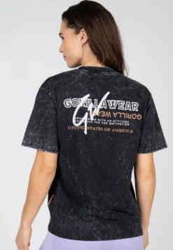 Gorilla Wear Medina Oversized T-shirt - Washed Zwart