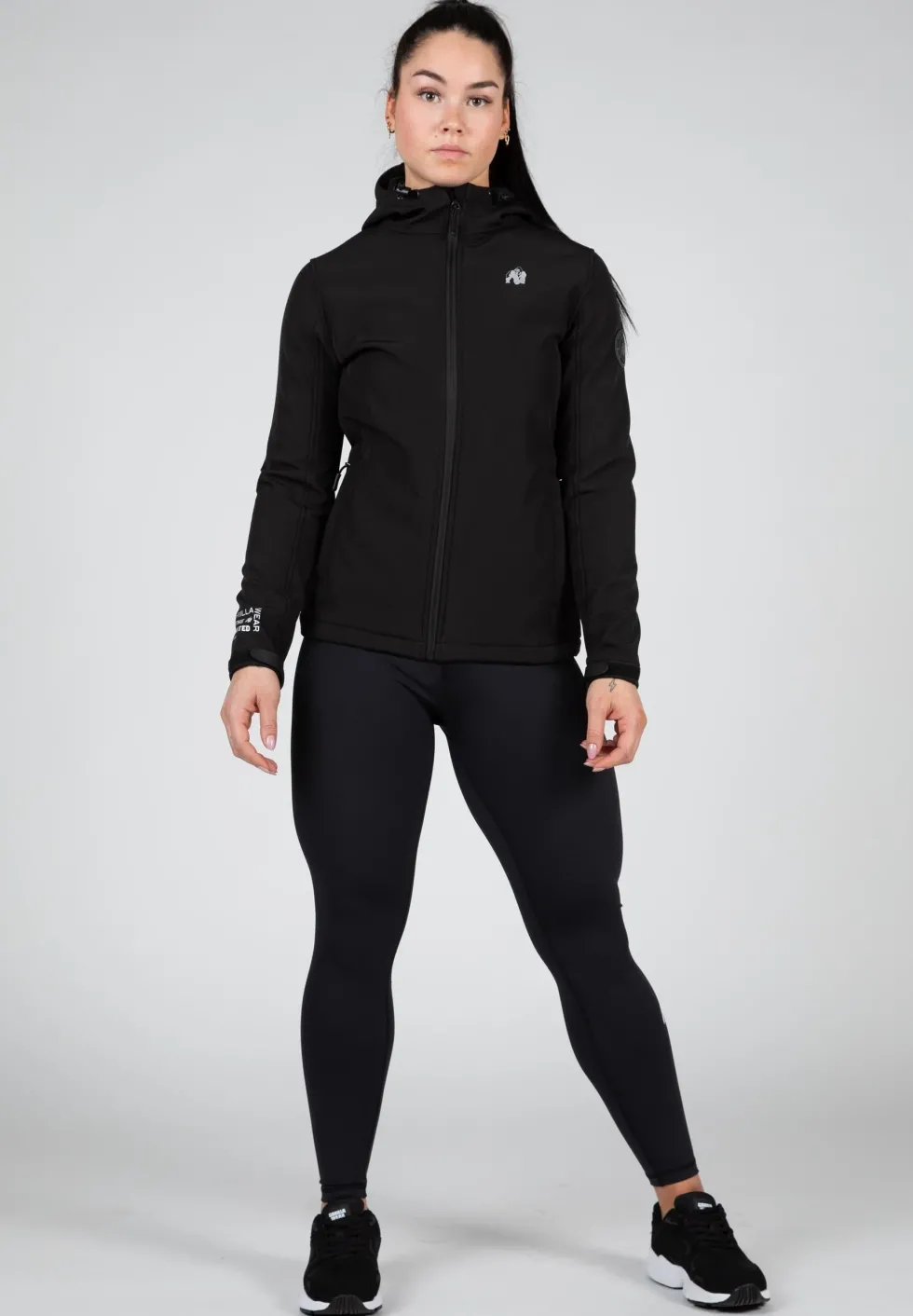 Gorilla Wear Mina Softshell Jas - Zwart