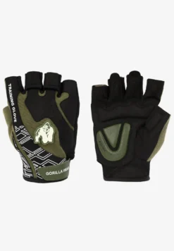 Gorilla Wear Mitchell Training Handschoenen 2.0 - Zwart/Legergroen