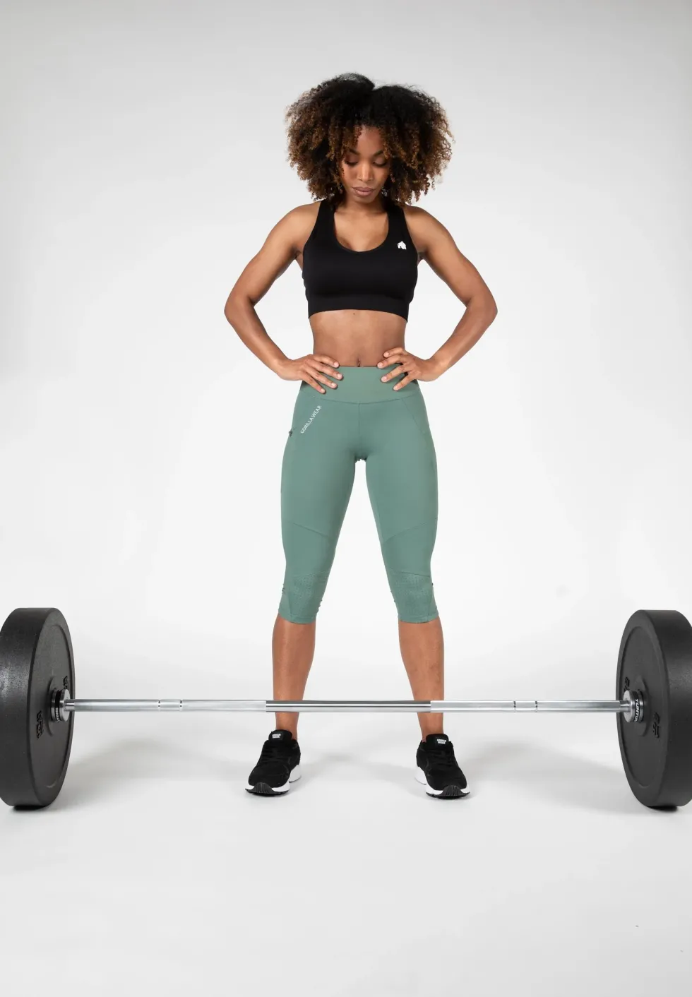 Gorilla Wear Monroe Cropped Legging - Groen