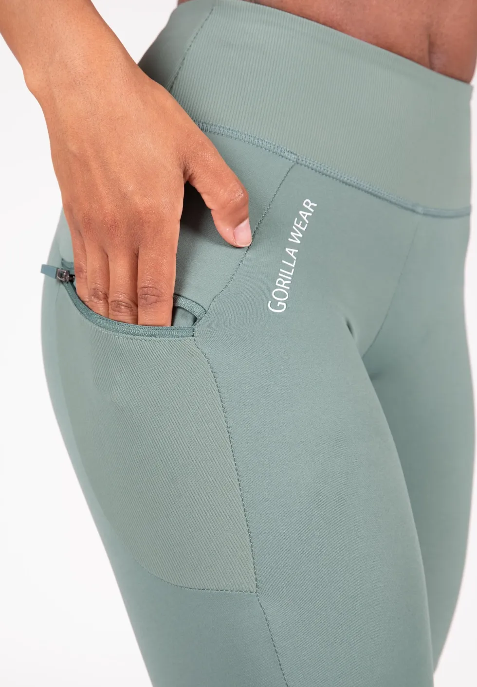 Gorilla Wear Monroe Cropped Legging - Groen