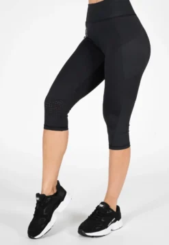 Gorilla Wear Monroe Cropped Legging - Zwart
