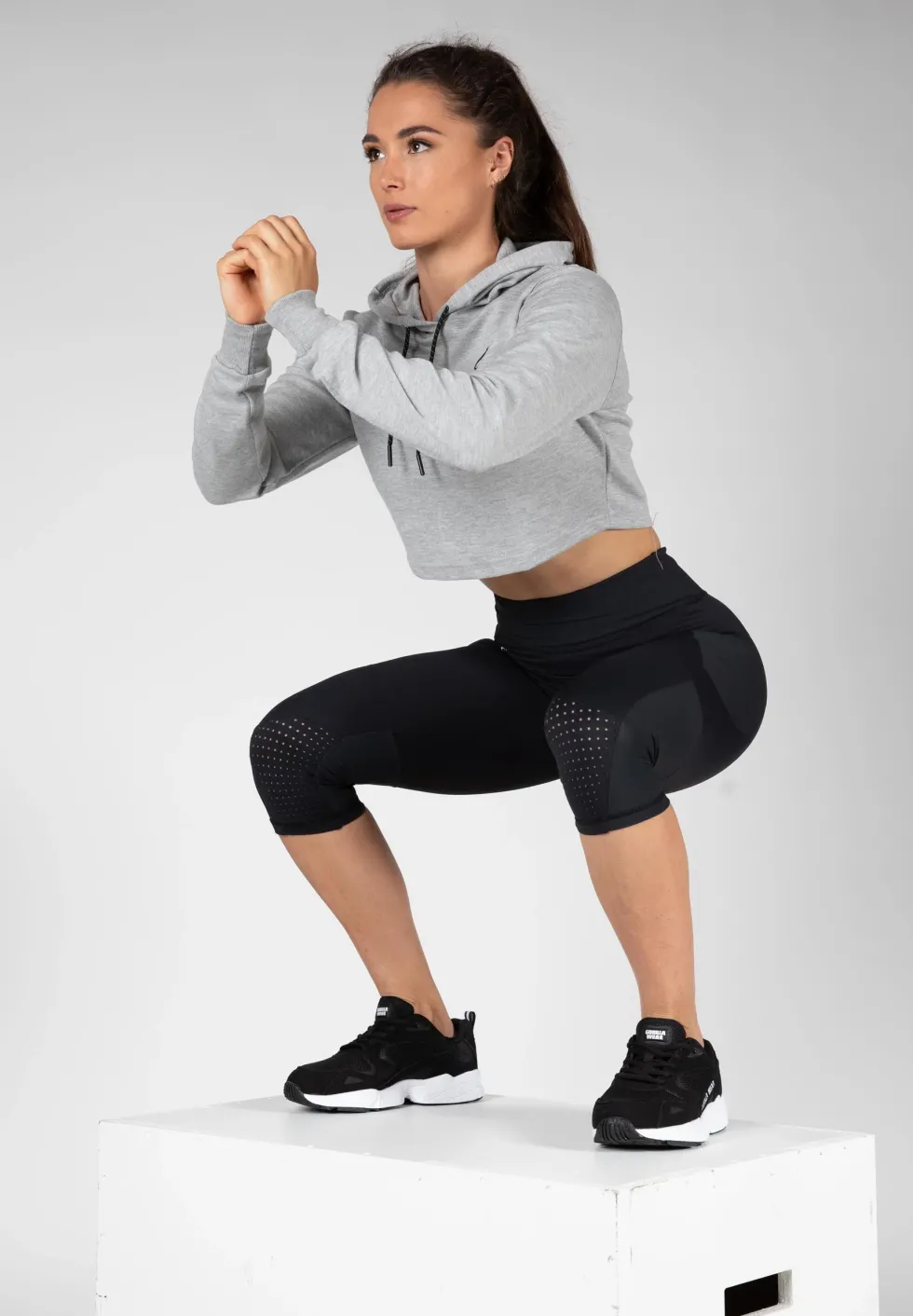 Gorilla Wear Monroe Cropped Legging - Zwart