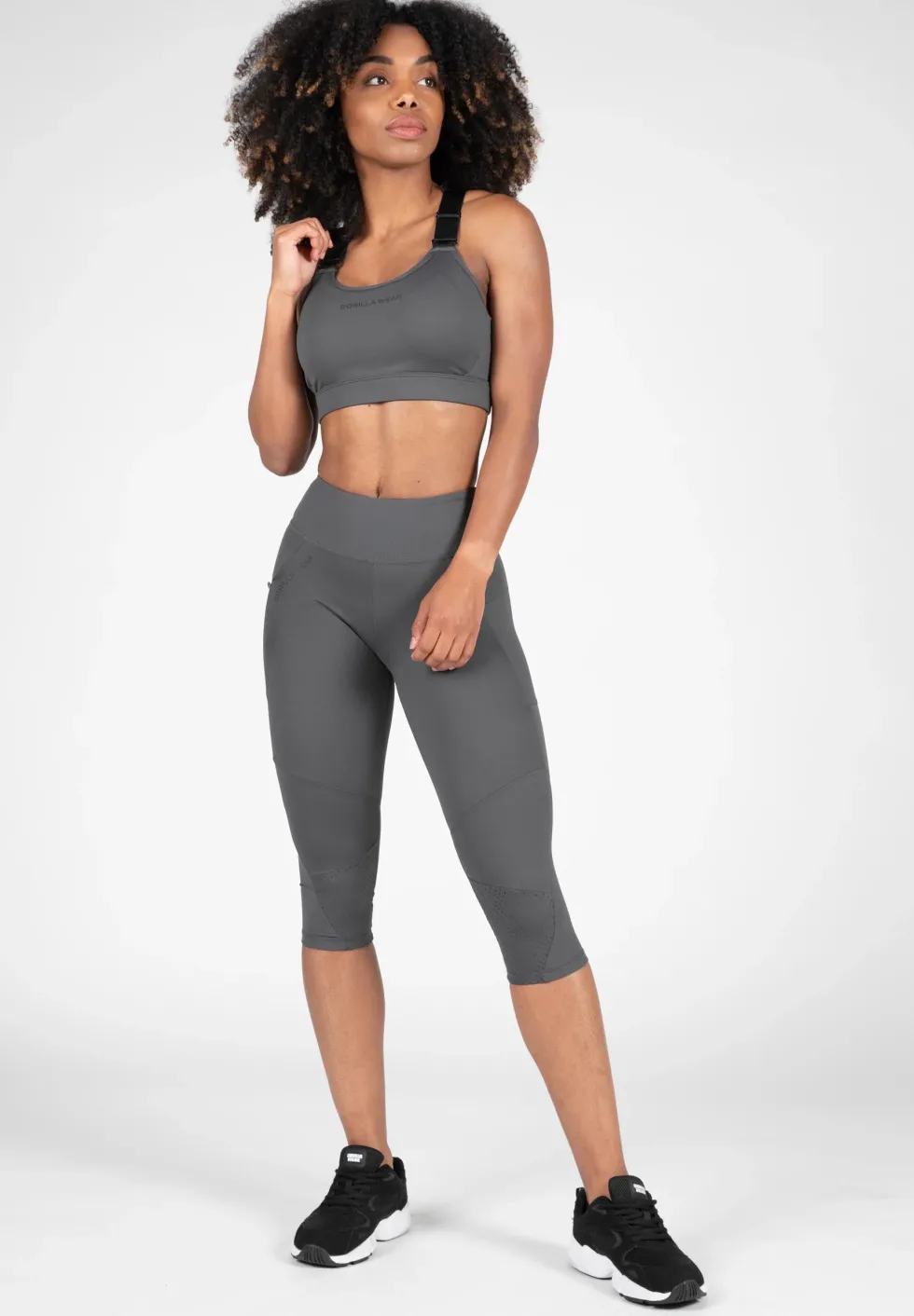 Gorilla Wear Monroe Cropped Leggings - Grijs