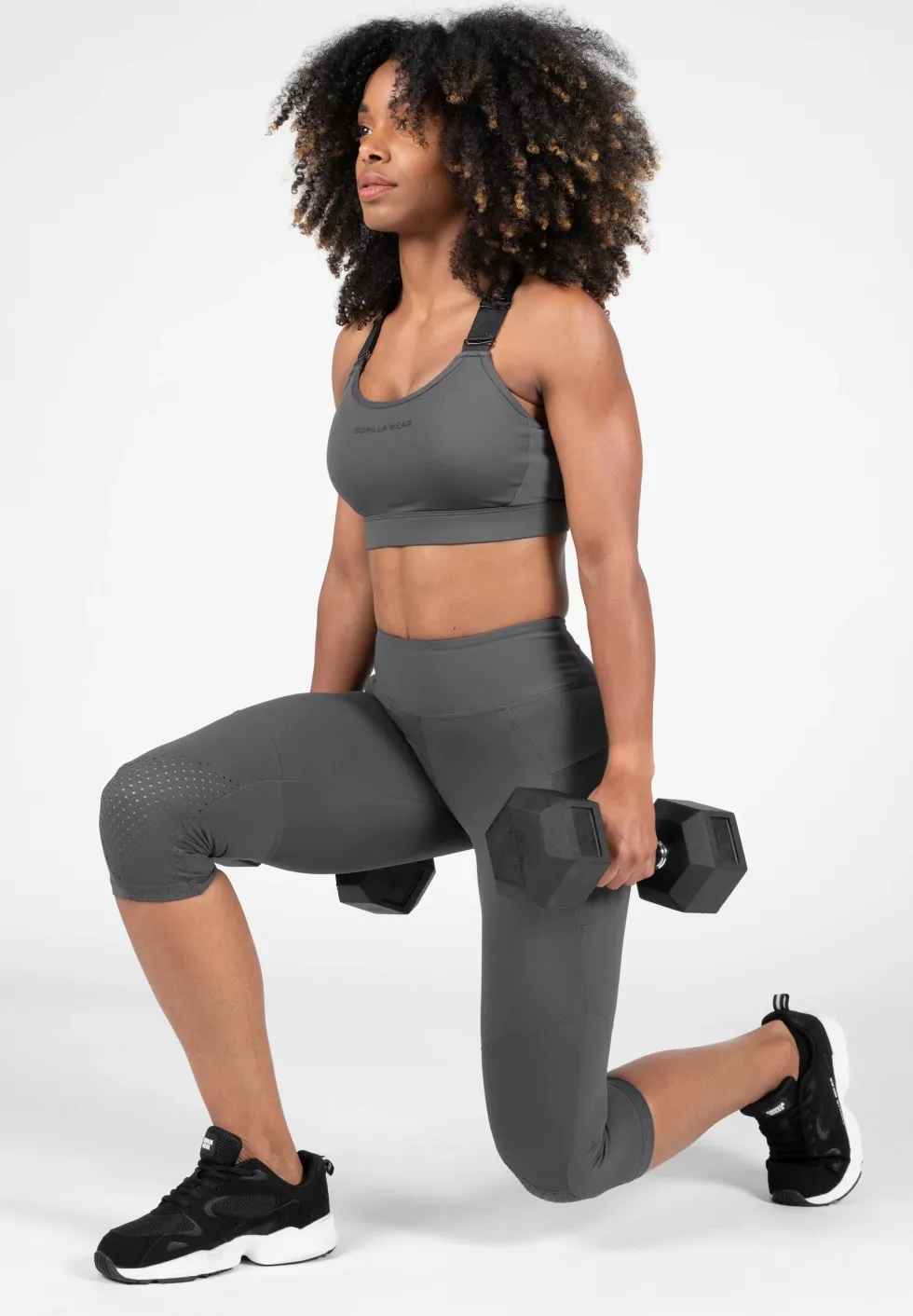 Gorilla Wear Monroe Cropped Leggings - Grijs
