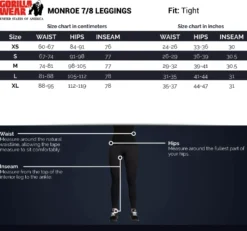 Gorilla Wear Monroe 7/8 Leggings - Grijs