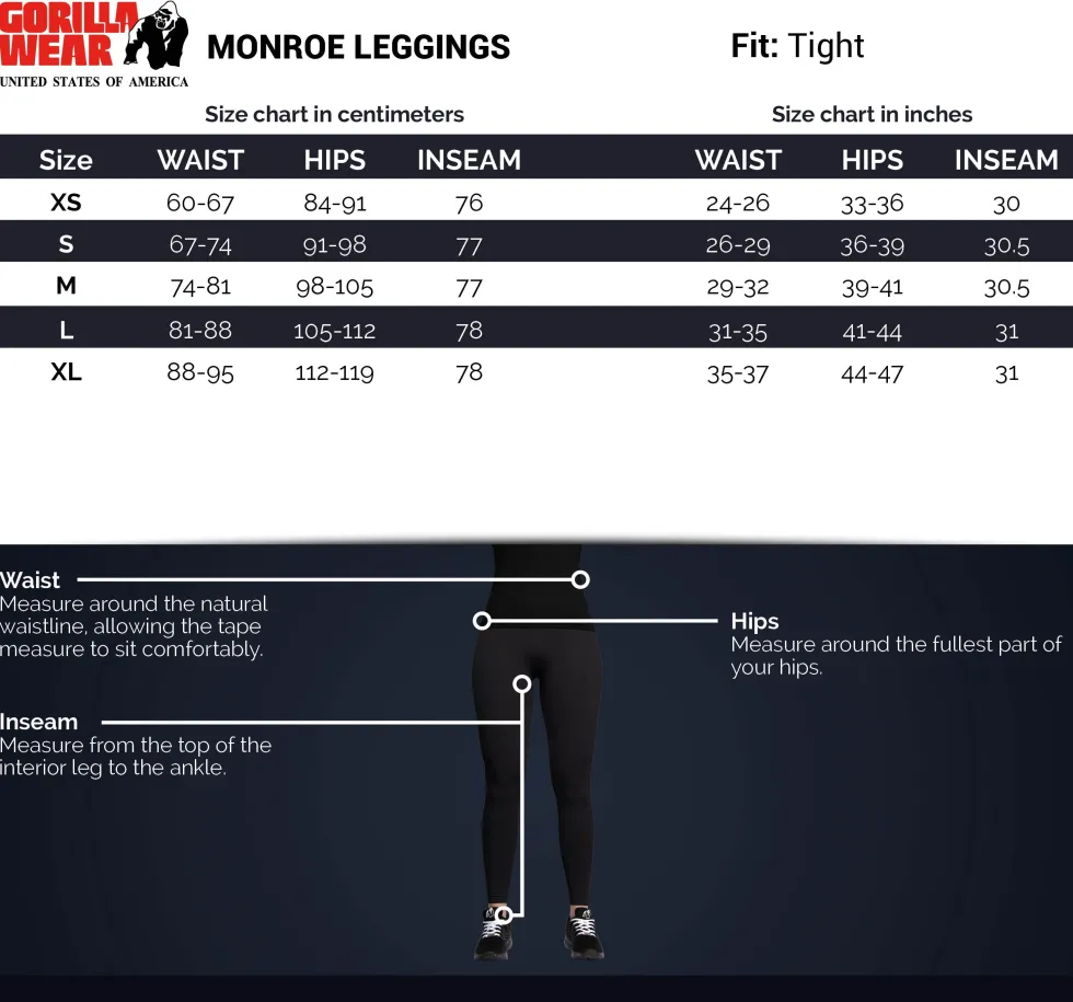 Gorilla Wear Monroe Leggings - Grijs